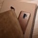 Кожаный чехол-книжка ICARER Slim Flip для Samsung Galaxy S9+ (G965) - Khaki. Фото 14 из 15