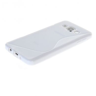 Силиконовая накладка Deexe S Line для Samsung Galaxy A3 (A300) - White