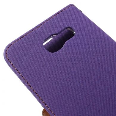 Чехол-книжка ROAR KOREA Cloth Texture для Samsung Galaxy A5 2016 (A510) - Violet