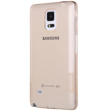 Силиконовая накладка NILLKIN Nature TPU для Samsung Galaxy Note 4 (N910) - Gold