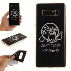 Силиконовый чехол Deexe Life Style для Samsung Galaxy Note 8 (N950) - Don't Touch My Phone B