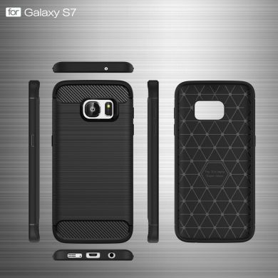Защитный чехол UniCase Carbon для Samsung Galaxy S7 (G930) - Gray