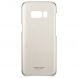 Пластиковый чехол Clear Cover для Samsung Galaxy S8 (G950) EF-QG950CFEGRU - Gold. Фото 4 из 5
