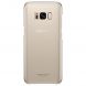 Пластиковый чехол Clear Cover для Samsung Galaxy S8 (G950) EF-QG950CFEGRU - Gold. Фото 1 из 5