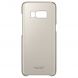 Пластиковый чехол Clear Cover для Samsung Galaxy S8 (G950) EF-QG950CFEGRU - Gold. Фото 3 из 5