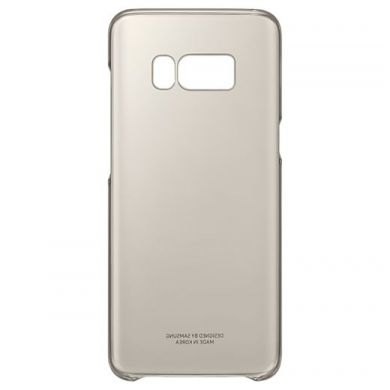 Пластиковый чехол Clear Cover для Samsung Galaxy S8 (G950) EF-QG950CFEGRU - Gold