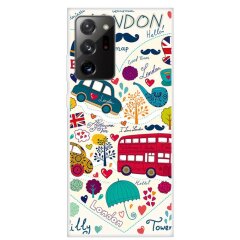 Силиконовый (TPU) чехол Deexe Life Style для Samsung Galaxy Note 20 Ultra (N985) - London