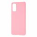 Силиконовый (TPU) чехол Deexe Matte Case для Samsung Galaxy S20 (G980) - Pink. Фото 2 из 5