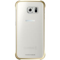Захисна накладка Clear Cover для Samsung S6 EDGE (G925) EF-QG925BBEGRU - Gold