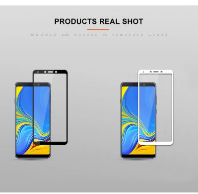 Защитное стекло MOCOLO 3D Silk Print для Samsung Galaxy A9 2018 (A920) - White