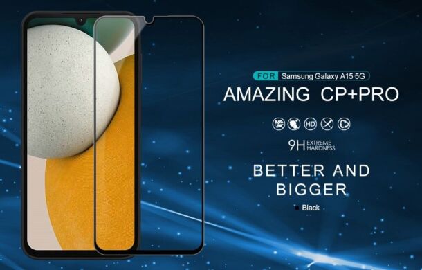 Захисне скло NILLKIN Amazing CP+ PRO для Samsung Galaxy A15 (A155) - Black