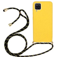 Защитный чехол Deexe Astra Case для Samsung Galaxy A12 (A125) / A12 Nacho (A127) / M12 (M127) - Yellow