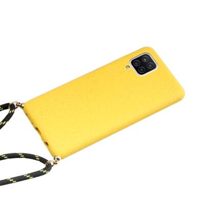 Защитный чехол Deexe Astra Case для Samsung Galaxy A12 (A125) / A12 Nacho (A127) / M12 (M127) - Yellow