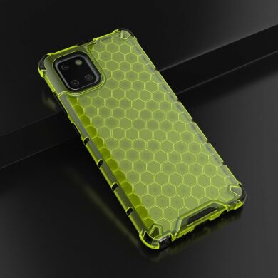 Защитный чехол Deexe Honeycomb Series для Samsung Galaxy Note 10 Lite (N770) - Green