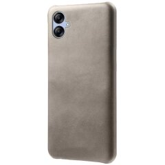 Защитный чехол Deexe Leather Back Cover для Samsung Galaxy A05 (A055) - Grey