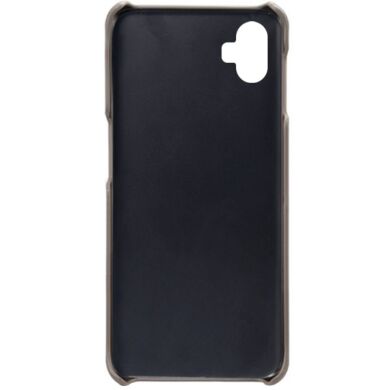Защитный чехол Deexe Leather Back Cover для Samsung Galaxy A05 (A055) - Grey