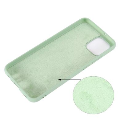 Защитный чехол Deexe Silicone Case для Samsung Galaxy A03 (A035) - Green