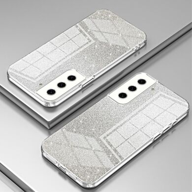 Защитный чехол Deexe Sparkles Cover для Samsung Galaxy S22 (S901) - Transparent