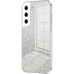 Захисний чохол Deexe Sparkles Cover для Samsung Galaxy S22 (S901) - Transparent