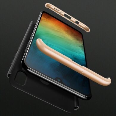 Защитный чехол GKK Double Dip Case для Samsung Galaxy A30 (A305) / A20 (A205) - Gold / Black