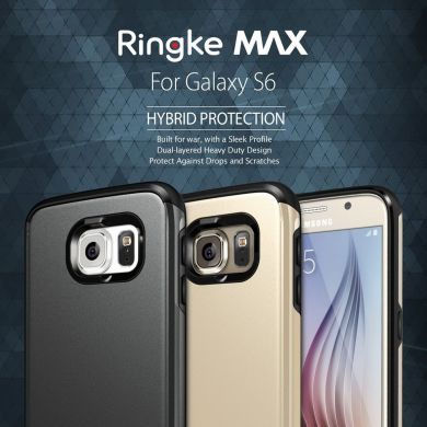 Защитный чехол Ringke MAX для Samsung Galaxy S6 (G920) - Gold