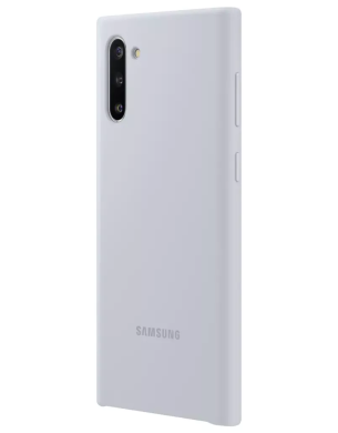 Защитный чехол Silicone Cover для Samsung Galaxy Note 10 (N970) EF-PN970TSEGRU - Silver