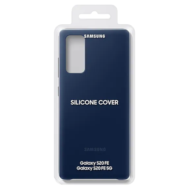Защитный чехол Silicone Cover для Samsung Galaxy S20 FE (G780) EF-PG780TNEGRU - Navy