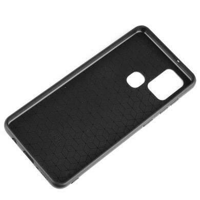 Защитный чехол UniCase Leather Series для Samsung Galaxy A21s (A217) - Black