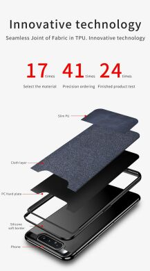 Защитный чехол UniCase Texture Style для Samsung Galaxy A80 (A805) - Red