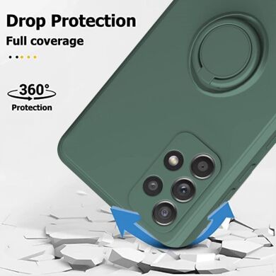 Защитный чехол Deexe Color Shell with Strap для Samsung Galaxy A33 (A336) - Purple