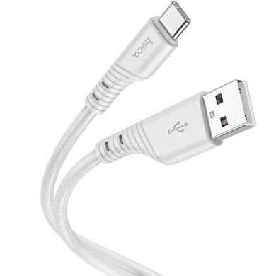 Кабель Hoco X97 Crystal Color USB to Type-C (2.4A, 1m) - Light Gray