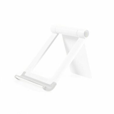 Универсальная подставка Deexe Desktop Stand для смартфонов и планшетов - White