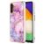 Защитный чехол Deexe Marble Style для Samsung Galaxy A54 (A546) - Rose