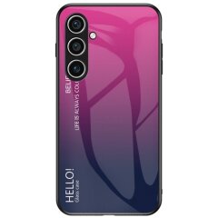 Защитный чехол Deexe Gradient Color для Samsung Galaxy S24 Plus - Rose