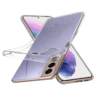 Захисний чохол Spigen (SGP) Liquid Crystal Glitter для Samsung Galaxy S21 Plus (G996) - Crystal Quartz