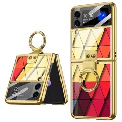 Защитный чехол GKK Glam Series для Samsung Galaxy Flip 3 - Red