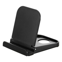 Универсальная подставка Deexe Flip Stand для смартфонов - Black