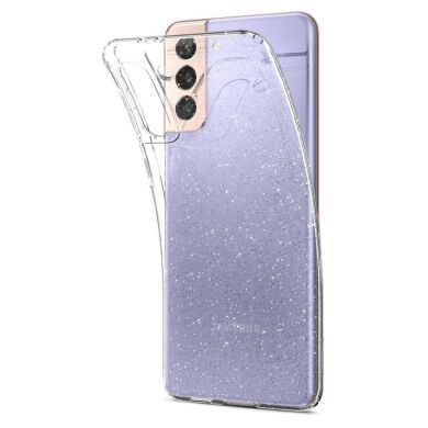 Защитный чехол Spigen (SGP) Liquid Crystal Glitter для Samsung Galaxy S21 Plus (G996) - Crystal Quartz