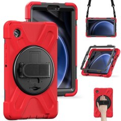 Захисний чохол Deexe Shockproof Case для Samsung Galaxy Tab A9 (X110/115) - Red