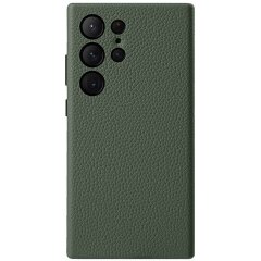Шкіряний чохол MELKCO Classic Case для Samsung Galaxy S24 Ultra (S928) - Green