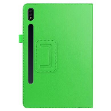 Чехол Deexe Folder Style для Samsung Galaxy Tab S7 (T870/875) / S8 (T700/706) - Green