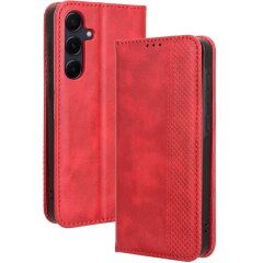 Чохол Deexe Retro Style для Samsung Galaxy A55 (A556) - Red