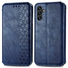 Чехол Deexe Rhombus Wallet для Samsung Galaxy A13 5G (A136) / A04s (A047) - Blue