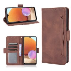 Чохол Deexe Wallet Stand для Samsung Galaxy A32 (А325) - Brown