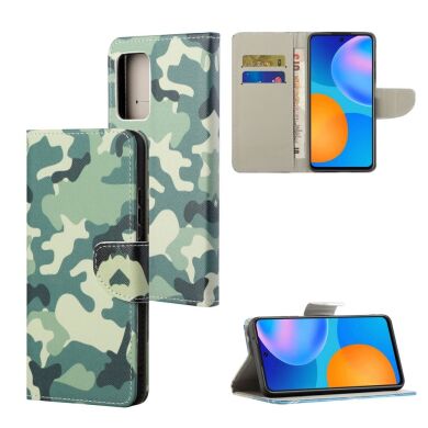 Чехол-книжка Deexe Color Wallet для Samsung Galaxy A32 (А325) - Camouflage