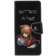 Чехол-книжка Deexe Color Wallet для Samsung Galaxy A9 2018 (A920) - Angry Bear