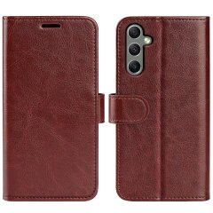 Чехол-книжка Deexe Wallet Style для Samsung Galaxy A24 - Brown