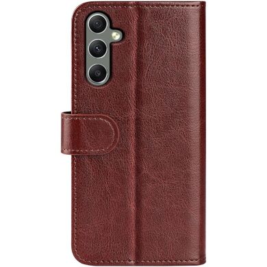 Чехол-книжка Deexe Wallet Style для Samsung Galaxy A24 - Brown