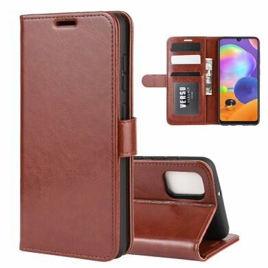 Чехол-книжка Deexe Wallet Style для Samsung Galaxy A31 (A315) - Brown