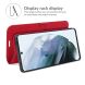 Чехол-книжка Deexe Wallet Style для Samsung Galaxy S21 FE (G990) - Red. Фото 7 из 8